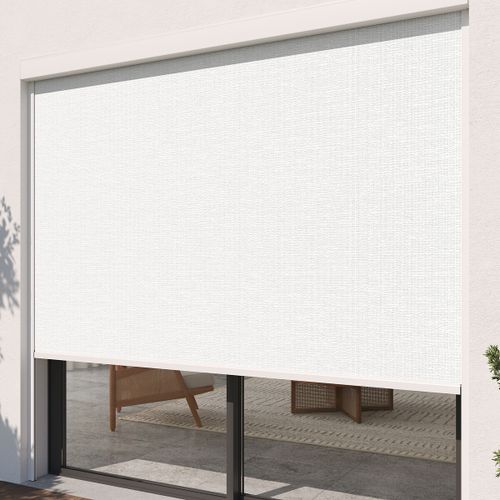 Store extérieur blanc screen